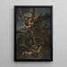 Saint Michel terrassant Satan - Raphaël — quadro incorniciato alla parete