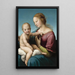 La Madone Niccolini-Cowper - Raphaël — quadro incorniciato alla parete
