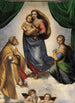 La Madone Sixtine - Raphaël — quadro incorniciato alla parete