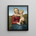 La petite Madone Cowper - Raphaël — quadro incorniciato alla parete