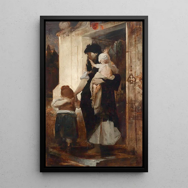 Requiescat - Raphael von Ambros — quadro incorniciato alla parete