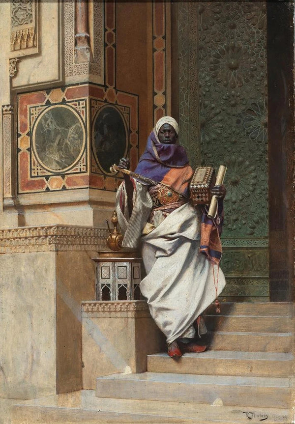 Le Gardien - Raphael von Ambros — quadro incorniciato alla parete