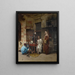 Il venditore di tabacco del Cairo - Raphael von Ambros — quadro incorniciato alla parete