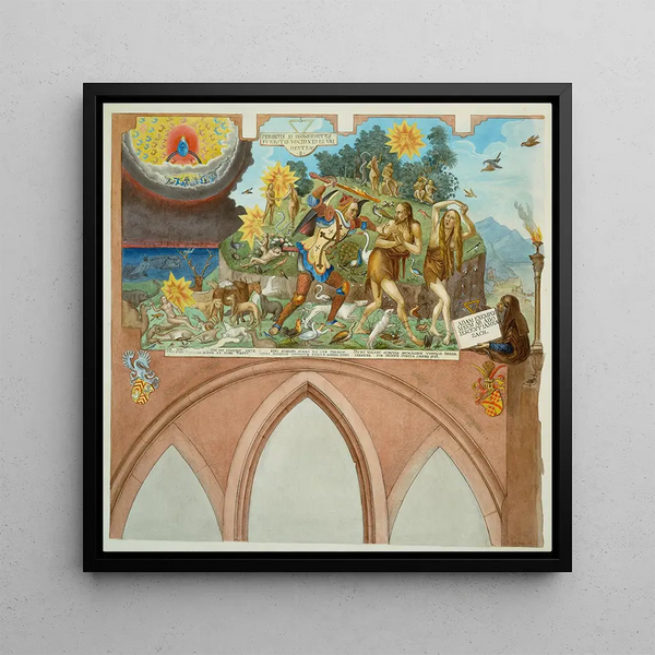 Ratgebs Scènes de la Genèse au couvent des Carmes à Francfort-sur-le-Main - Johann Balthasar Bauer