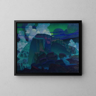 Roche à la mer - Raymond Jonson — quadro incorniciato alla parete