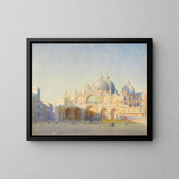 Saint-Marc di Venezia - Reginald Barratt — quadro incorniciato alla parete