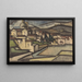 Vista di una città italiana - Reijer Stolk — quadro incorniciato alla parete