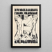 Progetto di ex libris per DH Plantenga - Reijer Stolk — quadro incorniciato alla parete
