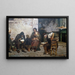Zuppa dei poveri - Reinaldo Giudici — quadro incorniciato alla parete