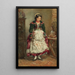 Portrait d'une femme - Reinhold Werner — quadro incorniciato alla parete