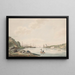 Vista sul porto di Curaçao - Reinier Frederik baron van Raders — quadro incorniciato alla parete