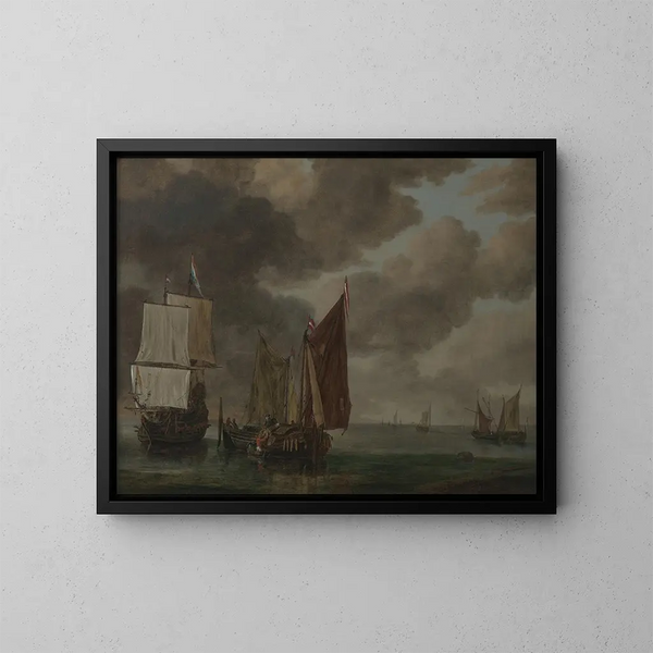 Marine - Reinier Nooms — quadro incorniciato alla parete