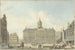 Amsterdam la piazza del Dam con il municipio e la Waag - Reinier Vinkeles — vista dell’opera