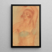 Donna con fascia e braccio alzato - Reinier Willem Petrus de Vries — quadro incorniciato alla parete