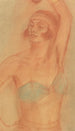 Donna con fascia e braccio alzato - Reinier Willem Petrus de Vries — vista dell’opera