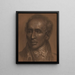 Dr John Warren - Rembrandt Peale — quadro incorniciato alla parete