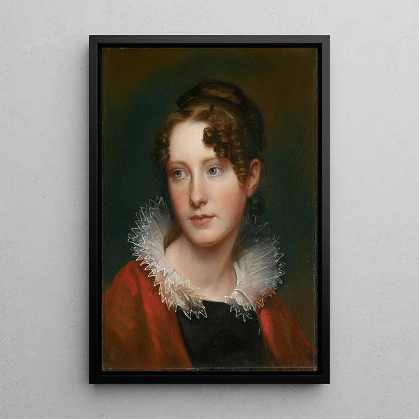 Portrait de Rosalba Peale - Rembrandt Peale — quadro incorniciato alla parete