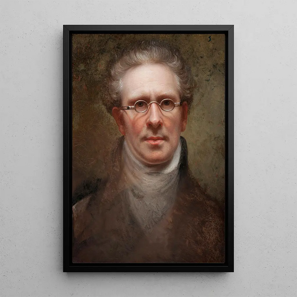 Autoportrait - Rembrandt Peale — quadro incorniciato alla parete
