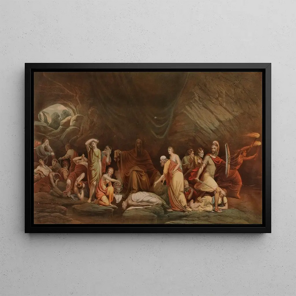 La Cour de la mort - Rembrandt Peale — quadro incorniciato alla parete