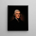 Thomas Jefferson - Rembrandt Peale — quadro incorniciato alla parete