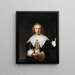 Agatha Bas - Rembrandt van Rijn — quadro incorniciato alla parete