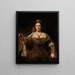 Giunone - Rembrandt van Rijn — quadro incorniciato alla parete