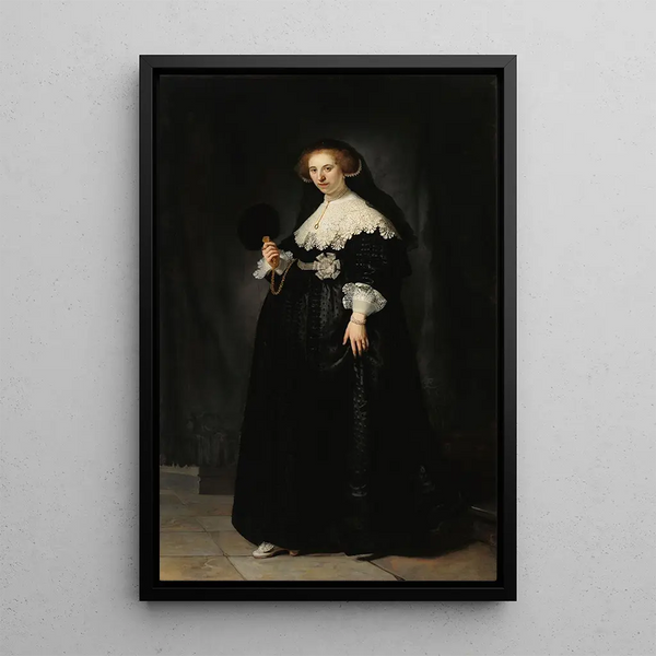Oopjen Coppit - Rembrandt van Rijn — quadro incorniciato alla parete