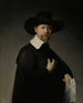 Ritratto di Marten Looten - Rembrandt van Rijn — vista dell’opera