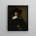 Ritratto di un uomo - Rembrandt van Rijn — quadro incorniciato alla parete