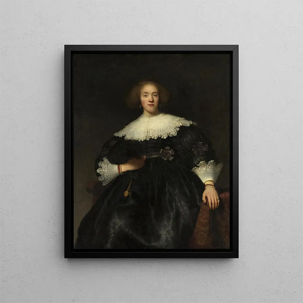 Rembrandt van Rijn - Portrait of a Young Woman with a Fan.webp
