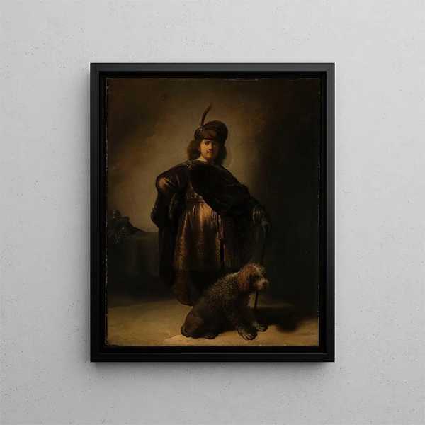 Rembrandt van Rijn - Portrait of the artist in oriental costume.webp