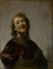 Rembrandt sorridente - Rembrandt van Rijn — vista dell’opera