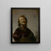 Rembrandt sorridente - Rembrandt van Rijn — quadro incorniciato alla parete