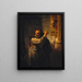 Samson minaccia suo suocero - Rembrandt van Rijn — quadro incorniciato alla parete
