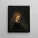 Saskia van Uylenburgh, la moglie dell'artista - Rembrandt van Rijn — quadro incorniciato alla parete