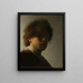 Autoritratto Rembrandt van Rijn - Rembrandt van Rijn — quadro incorniciato alla parete