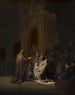 Cantico di lode di Simeone - Rembrandt van Rijn — vista dell’opera
