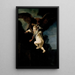 L'enlèvement de Ganimède - Rembrandt van Rijn — quadro incorniciato alla parete