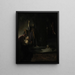 La risurrezione di Lazzaro - Rembrandt van Rijn — quadro incorniciato alla parete