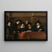 I Sindaci della Gilda dei Tessitori di Amsterdam - Rembrandt van Rijn — quadro incorniciato alla parete