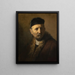 Tronie di un vecchio uomo - Rembrandt van Rijn — quadro incorniciato alla parete