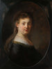 Giovane donna in costume fantastico - Rembrandt van Rijn — vista dell’opera