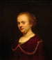 Giovane donna con una catena d'oro - Rembrandt van Rijn — vista dell’opera