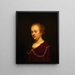 Giovane donna con una catena d'oro - Rembrandt van Rijn — quadro incorniciato alla parete