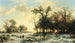 Ritorno a casa al crepuscolo in inverno - Remigius Adrianus van Haanen — vista dell’opera