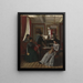 Salone di famiglia - René François Xavier Prinet — quadro incorniciato alla parete