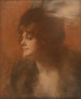 Ritratto di donna con acconciatura a spiga - Ren Joseph Gilbert — vista dell’opera