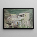 Villa italiana - René Marjolin — quadro incorniciato alla parete
