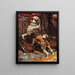 Il barbon della madre dell'artista tosato come un leone - René Princeteau — quadro incorniciato alla parete