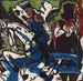Incontro di Schlemihl con il piccolo uomo grigio sulla strada - Ernst Ludwig Kirchner — vista dell’opera